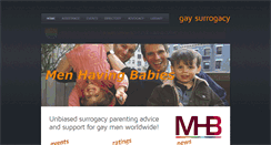 Desktop Screenshot of menhavingbabies.org