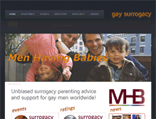 Tablet Screenshot of menhavingbabies.org